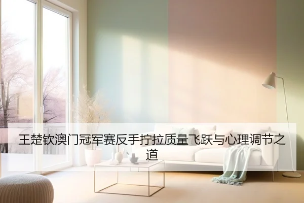 王楚钦澳门冠军赛反手拧拉质量飞跃与心理调节之道